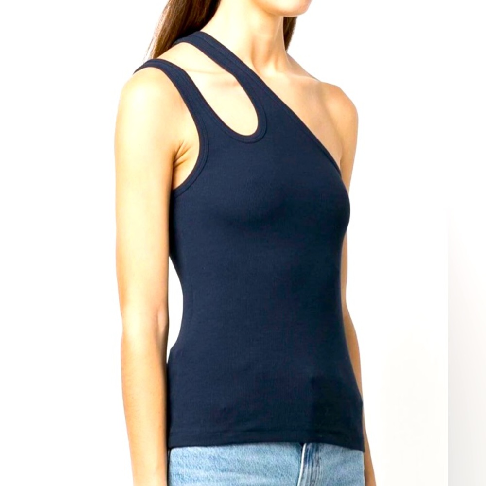 BCBGMaxAzria 2 Strap 1 Shoulder Tank